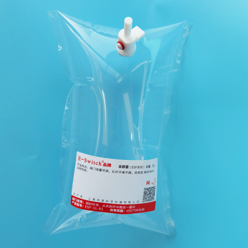 FEP特氟龍氣體采樣袋聚四氟乙稀FEP采集袋取樣voc采氣袋5ML-2000L