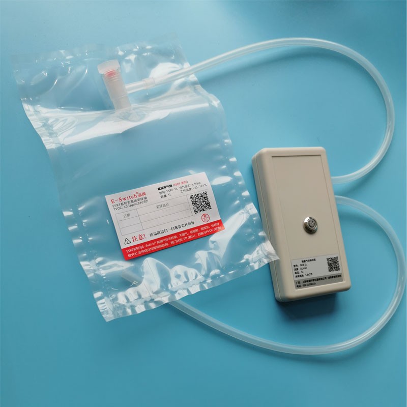 E-SWITCH氟膜氣體采樣袋50ML-200L,申源ESRF系列采集袋